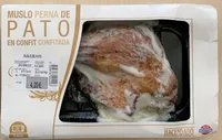 Muslo perna de pato en confit confitada