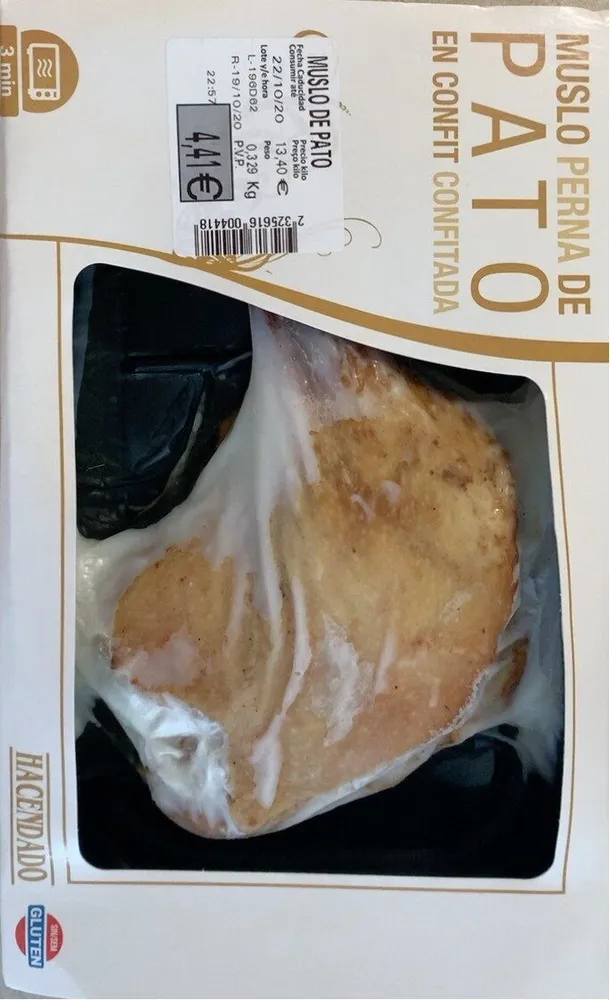 Muslo de Pato en confit