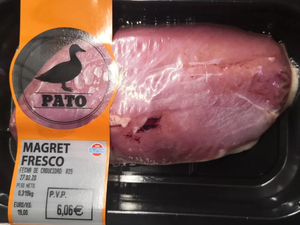 Magret fresco pato