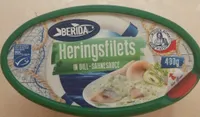 Heringsfilet in Dill-Sahnesauce