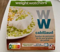 Cabillaud fondue de poireaux et riz aux graines de pavot