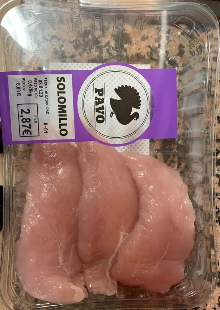 Solomillo de pavo