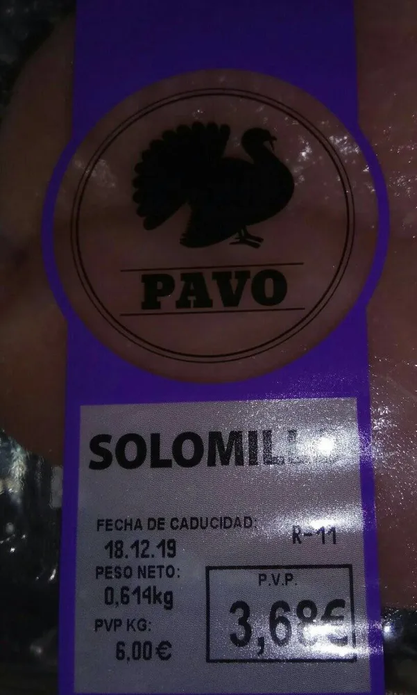 Solomillo de pavo