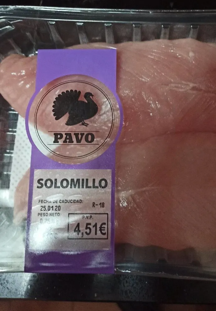 Solomillo de pavo