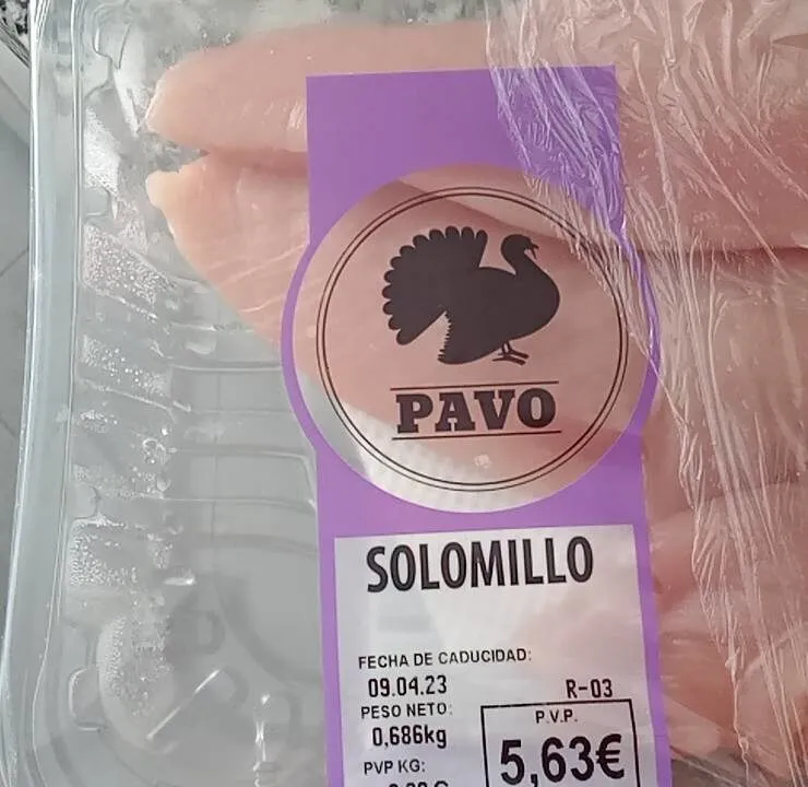 Solomillo de pavo
