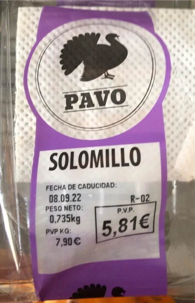 Solomillo Pavo