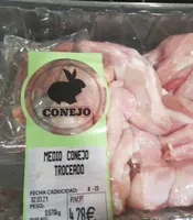 Conejo Mercadona bandeja