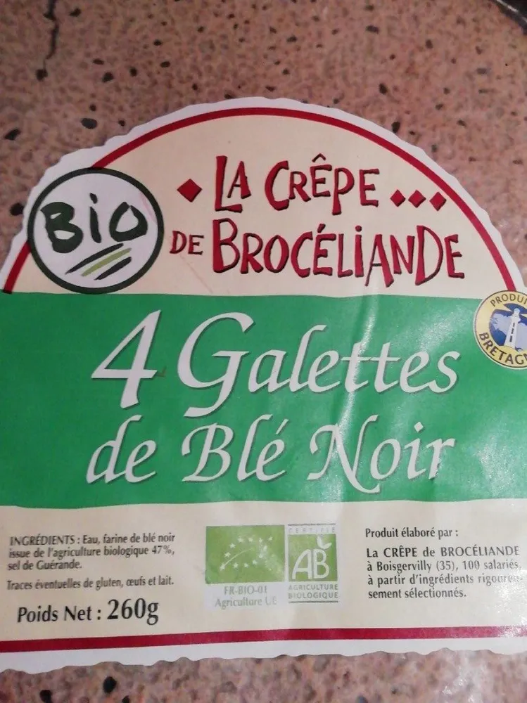 4 galettes de blé noir