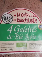 4 galettes de blé noir