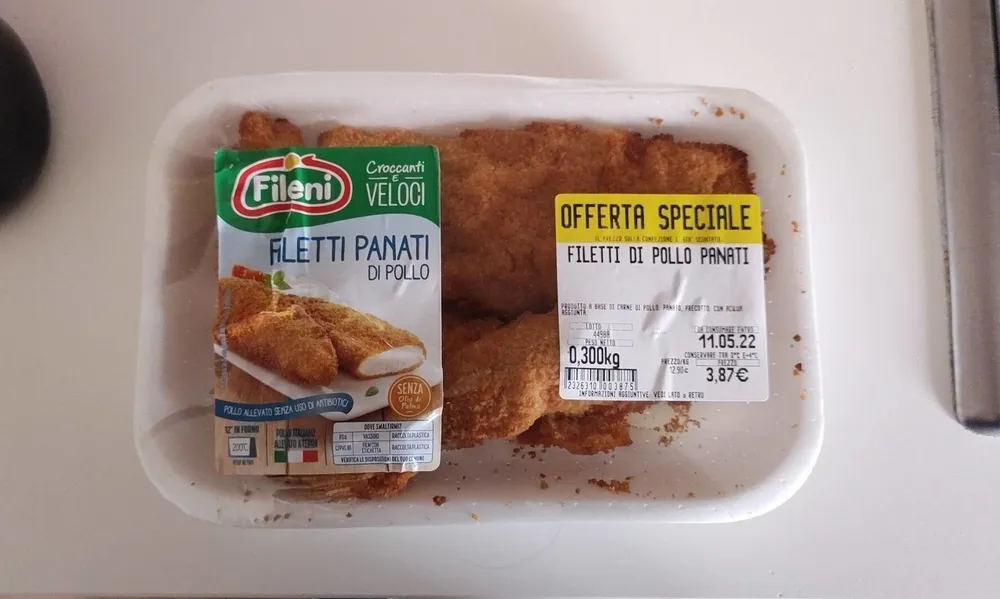 Filetti panati di pollo