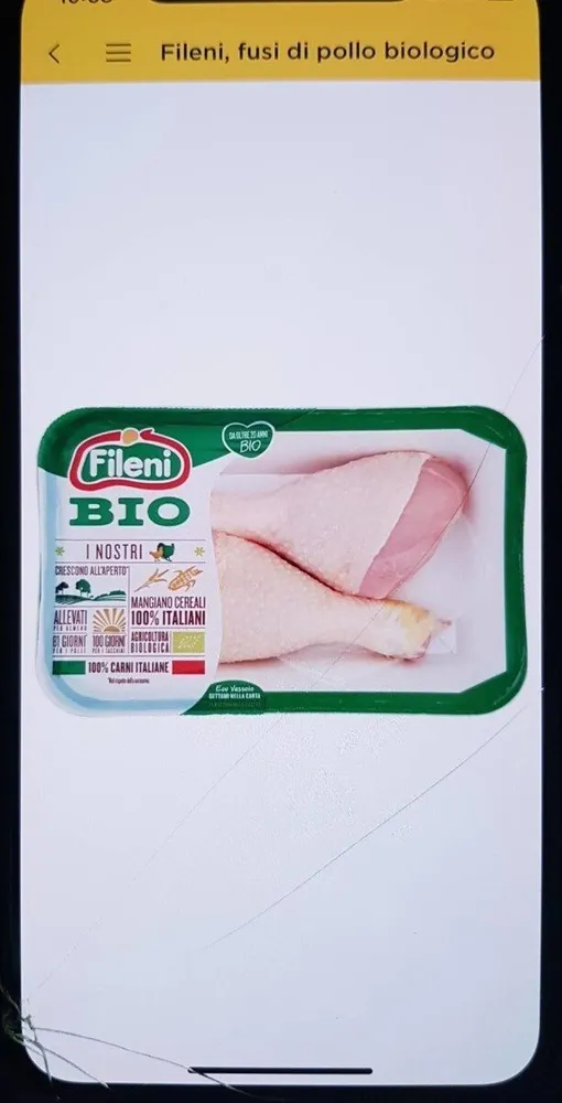 Fusi di pollo biologico