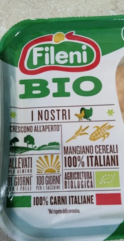 Fusi di pollo biologici