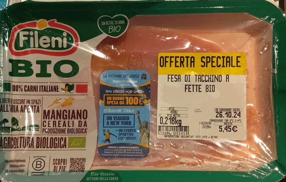Fesa di tacchino bio