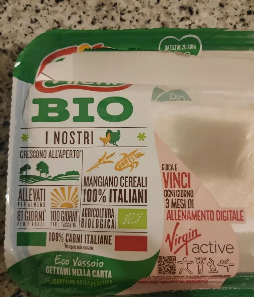 Fesa di Tacchino a fette bio