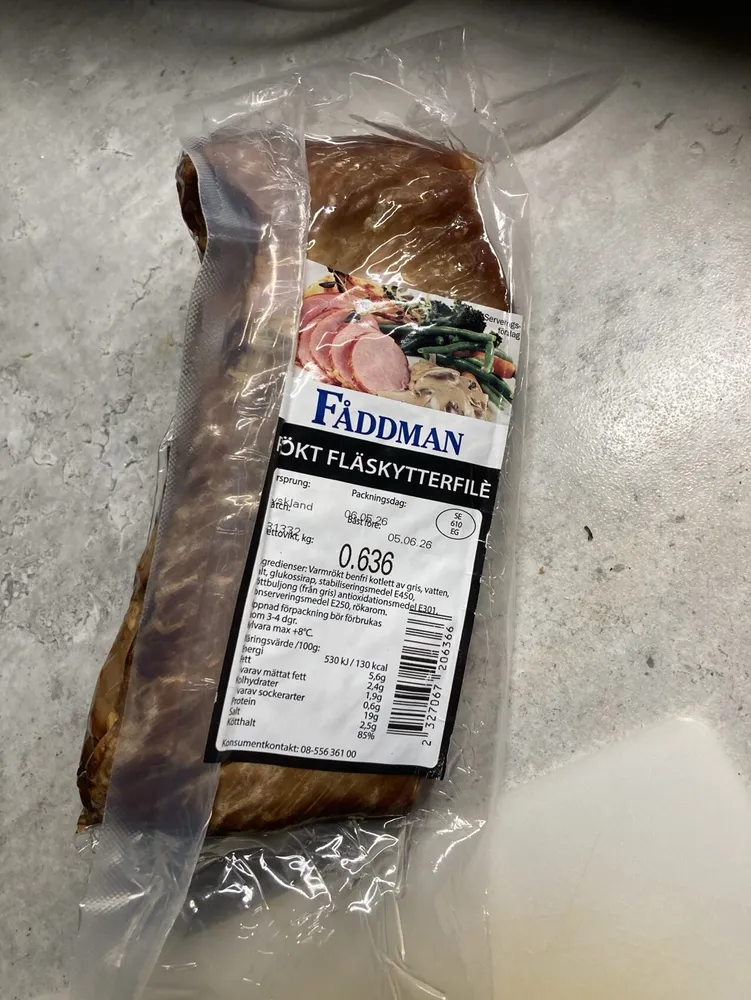 Rökt Fläskytterfilé