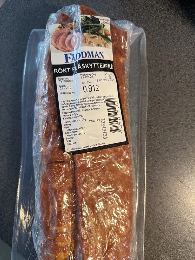 Rökt Fläskytterfilé