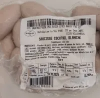 Saucisse cocktail blanche