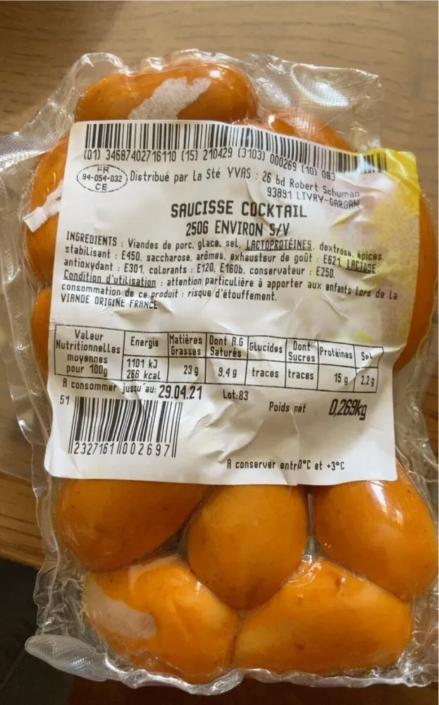 Saucisses coktail