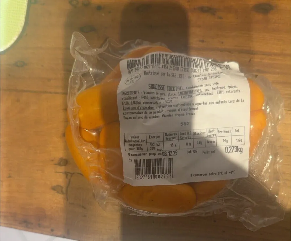 Saucisse Cocktail