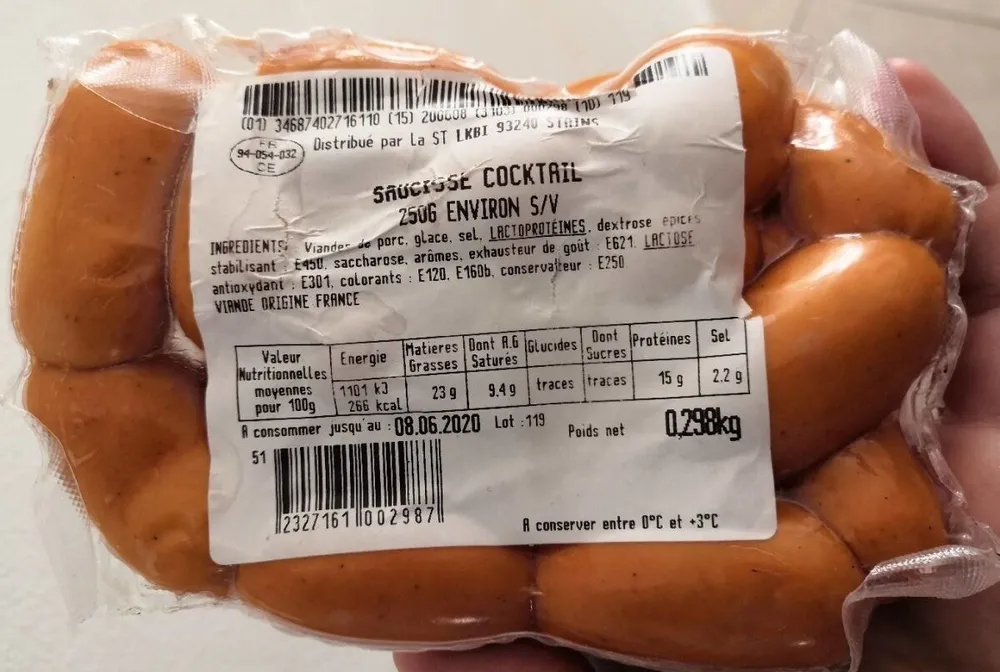 Saucisses coktail