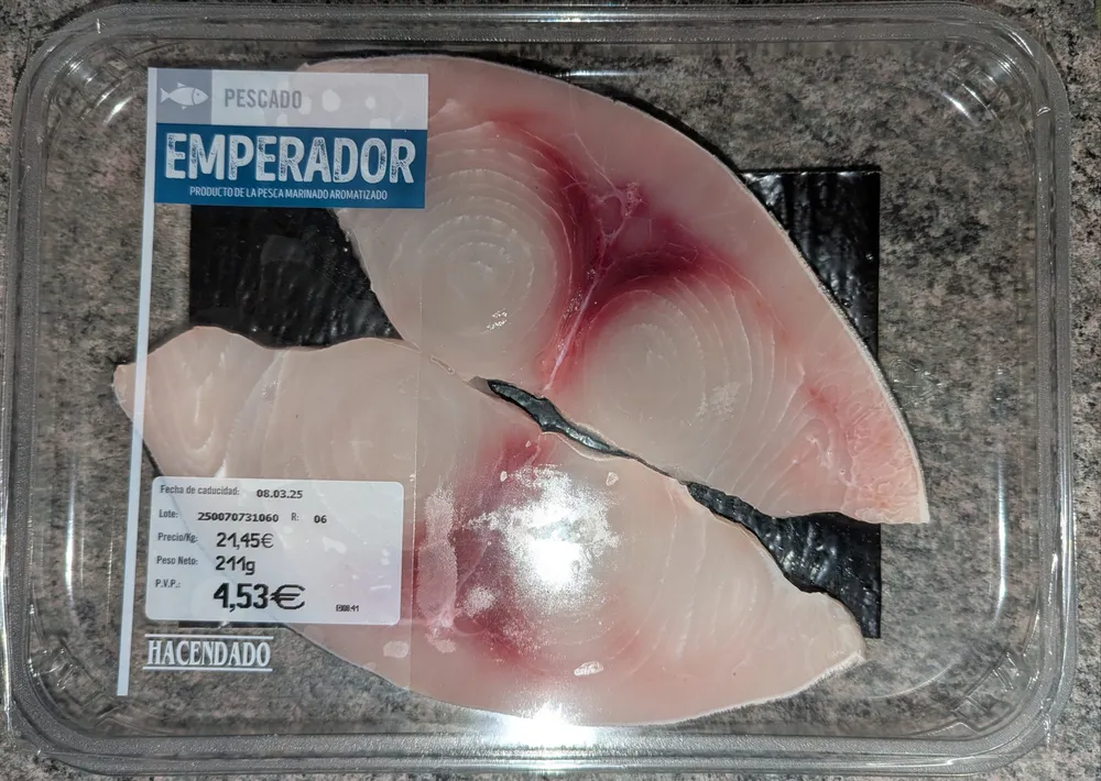 Swordfish (marinated, aromatized)
