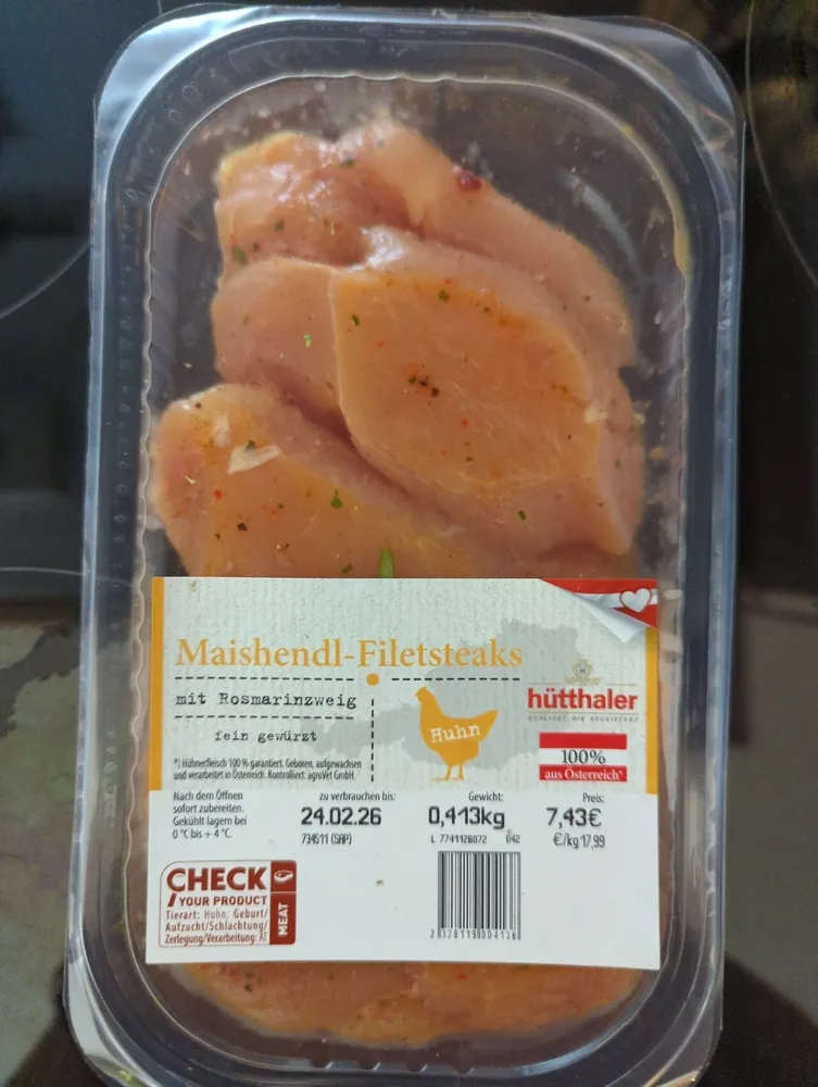 Maishendl-Filetsteaks