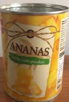 Ananas-Stücke, leicht gezuckert
