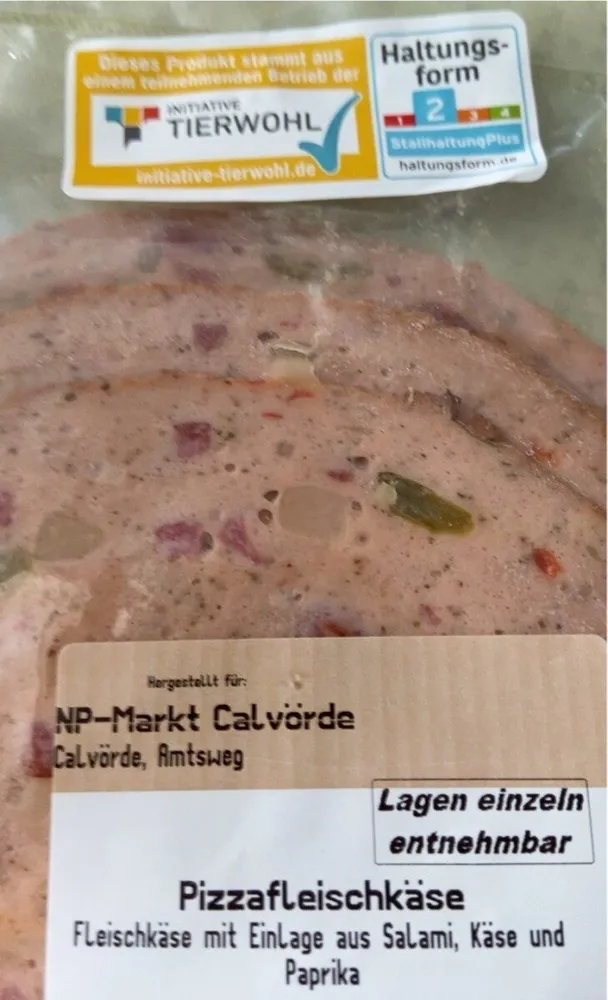 Pizzafleischkäse