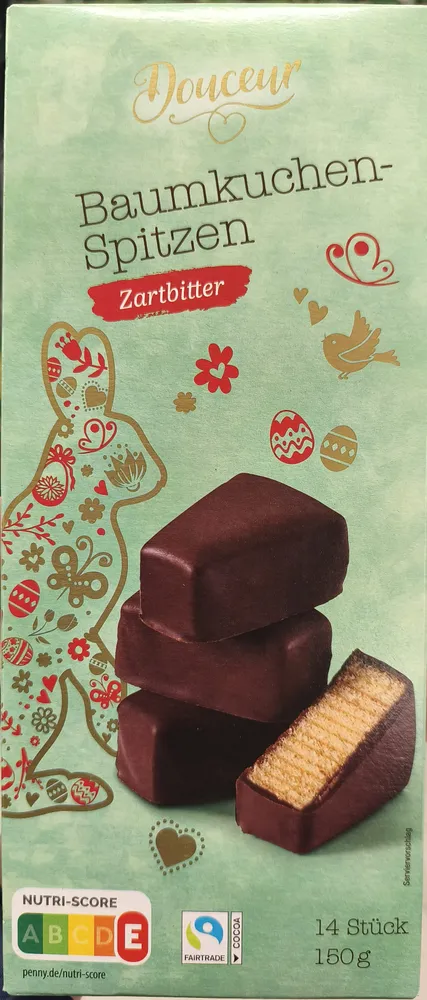 Baumkuchen-Spitzen Zartbitter