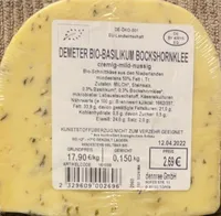 Demeter Bio-Basilikum Bockshornklee-Käse