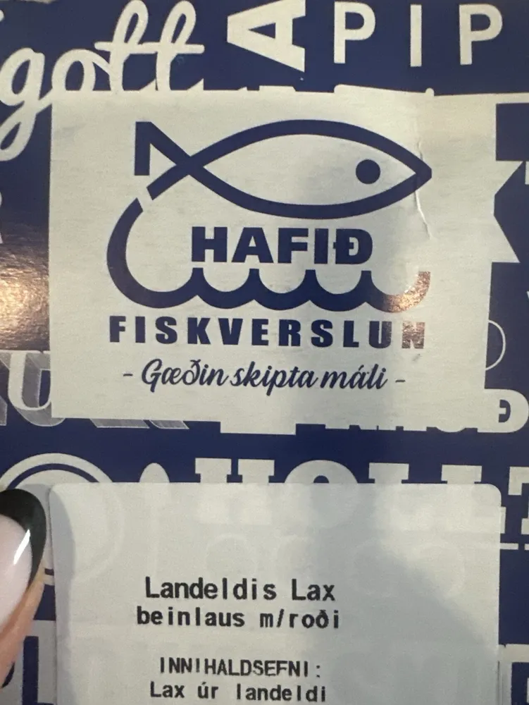 Landeldis Lax Beinlaus m/roði