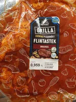 Marinerad flintastek av gris