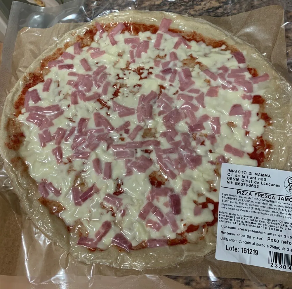 PIZZA FRESCA JAMON