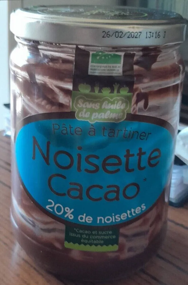 Pâte à tartiner Noisette Cacao