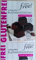Saftige Mini Kuchenstückchen Schoko-Brownies