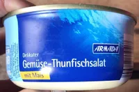 Delikater Gemüse-Thunfischsalat mit Mais