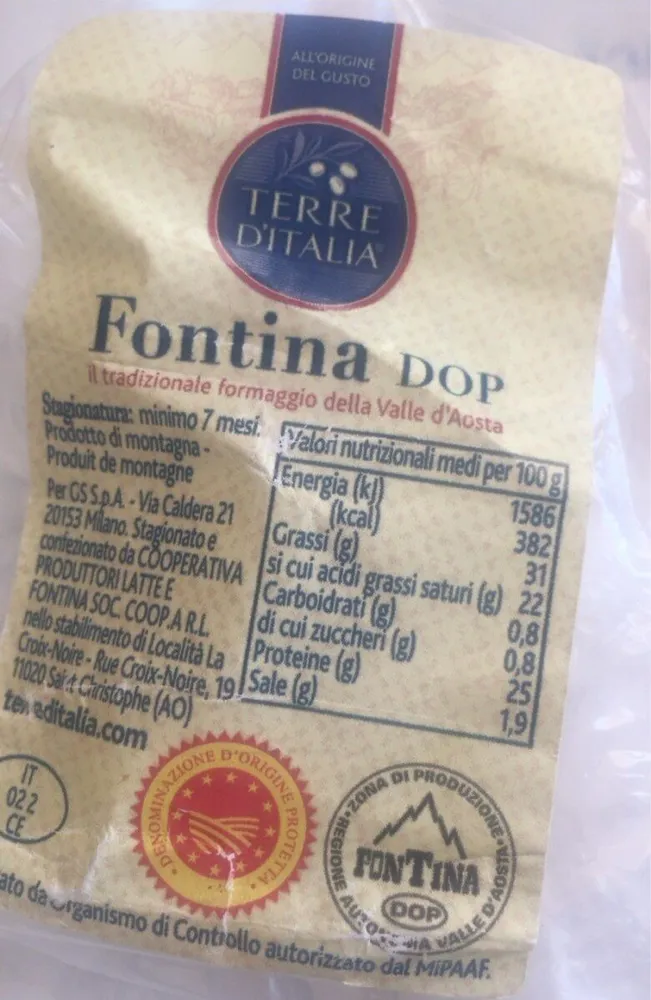 Fontina dop
