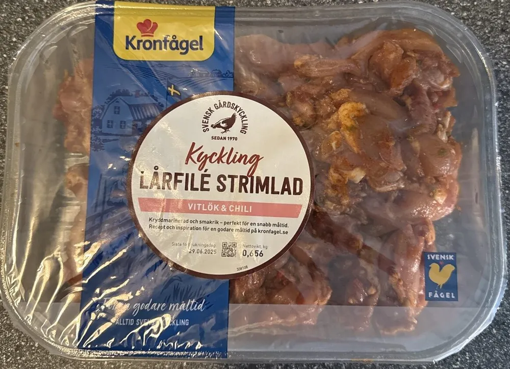 Lårfilé Strimlad (Vitlök & Chili)