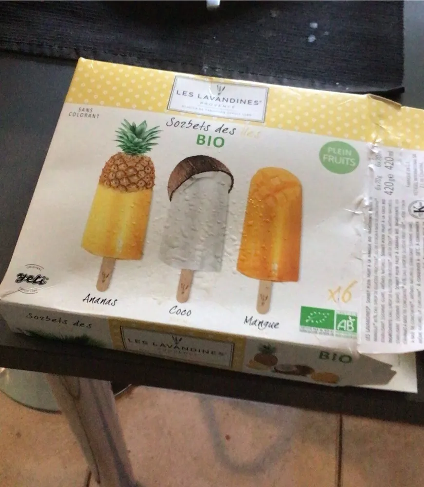 Sorbets des iles