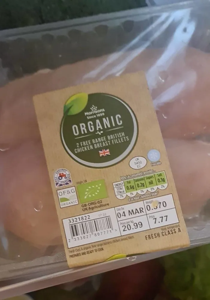 Organic chicken Morrison