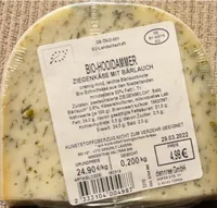 Bio-Hoidammer Ziegenkäse mit Bärlauch