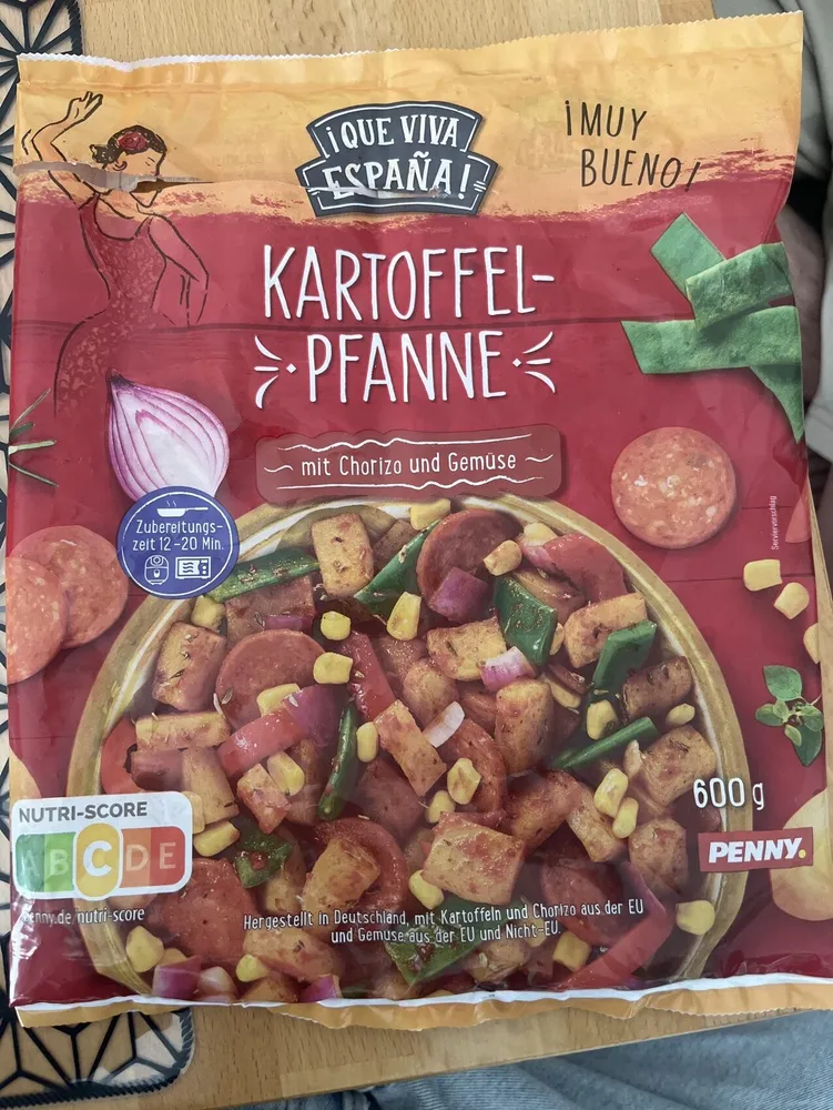Kartoffel Pfanne Mit Chorizo und Gemüse