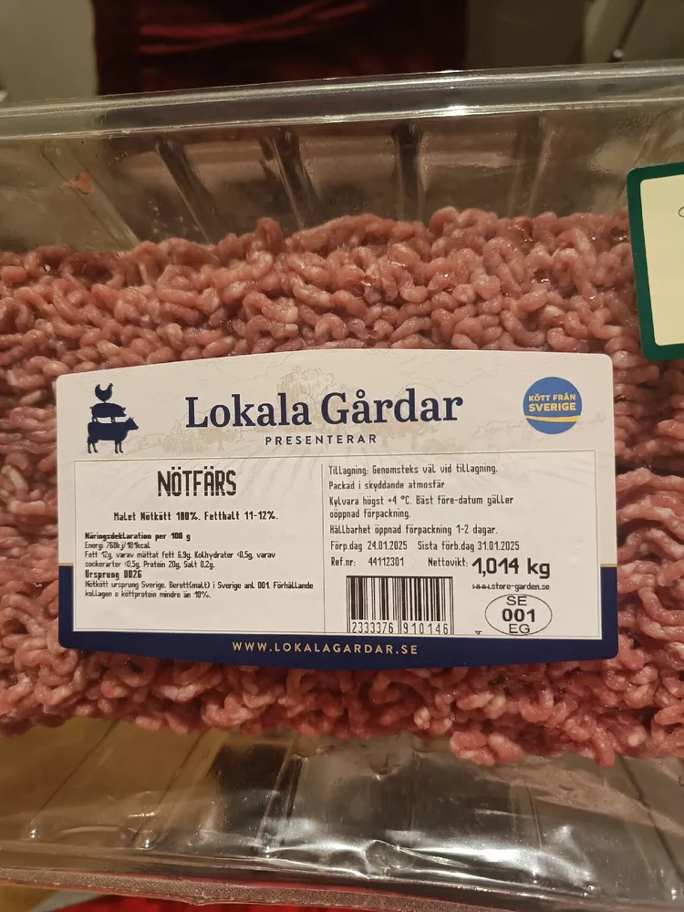 Nötfärs