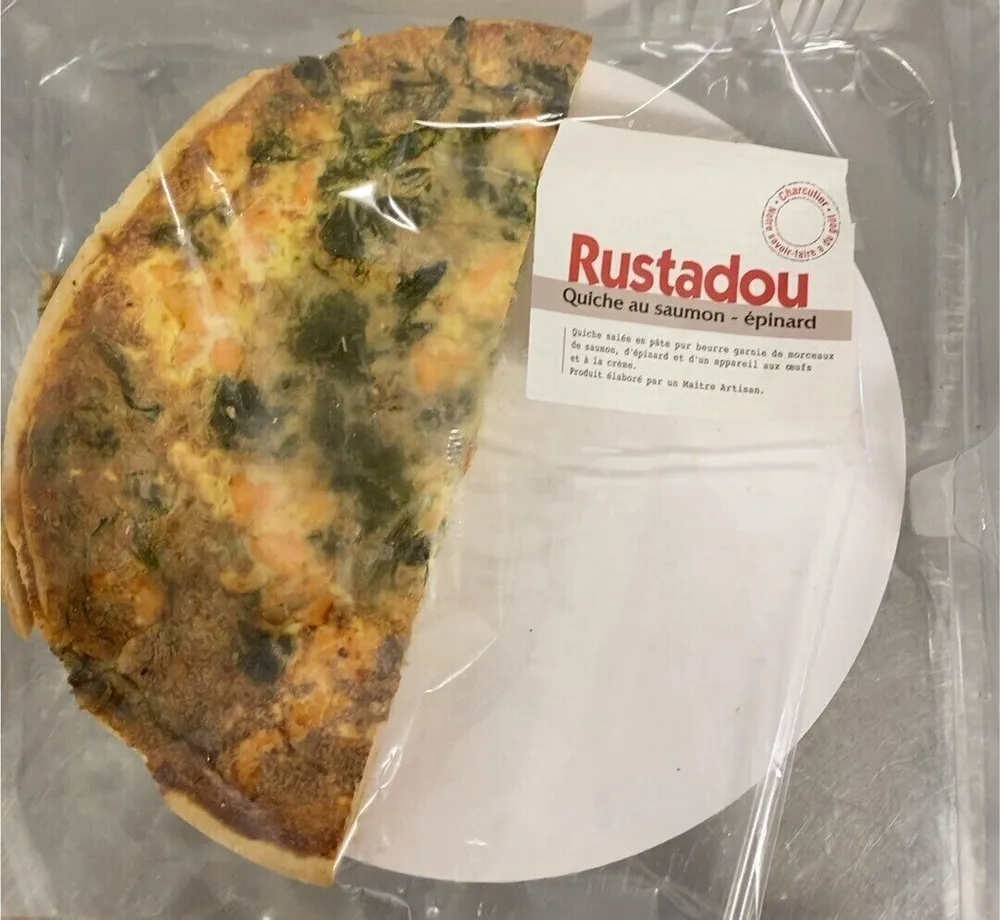 Quiche saumon epinard
