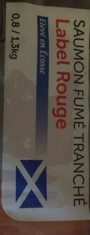 Saumon fumé tranché