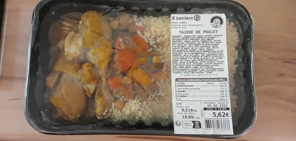 Tajine de poulet