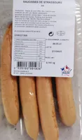 SAUCISSES DE STRASBOURG X 4
