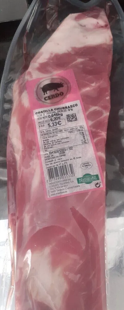Costilla churrasco