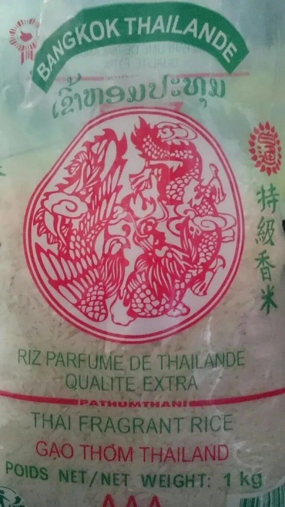 Riz parfumé Bangkok Thaïlande