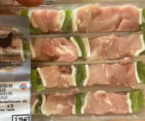 Brochetas de pollo